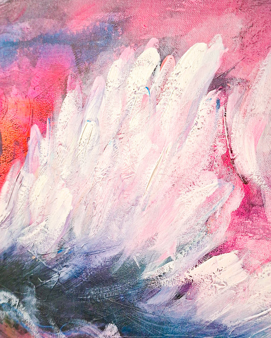 Swan No. 85 (Black-Pink)