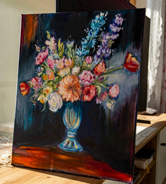 Vintage flower vase