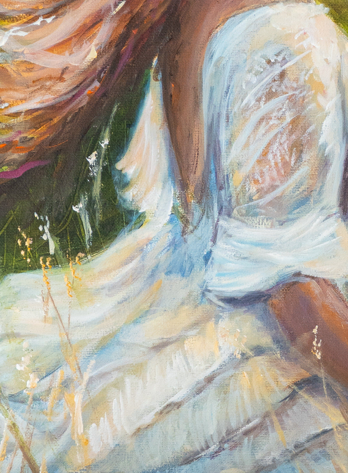 The girl; Oil on Canvas