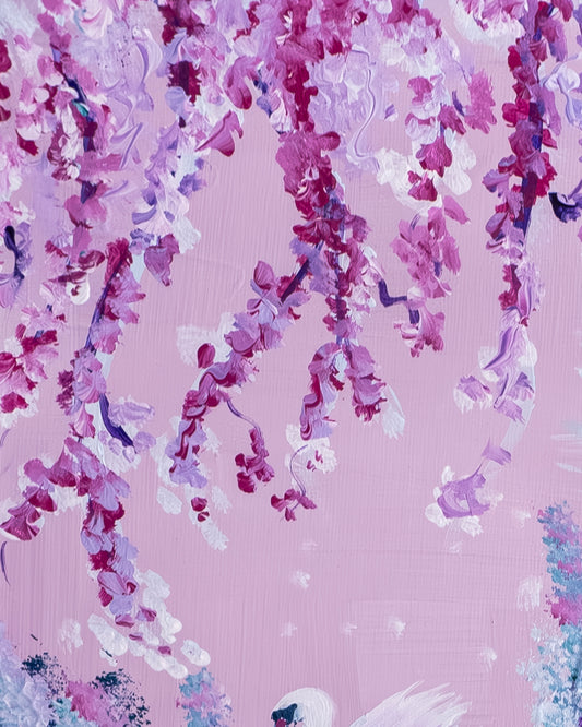 Swan No. 22 (Blue-Pink)