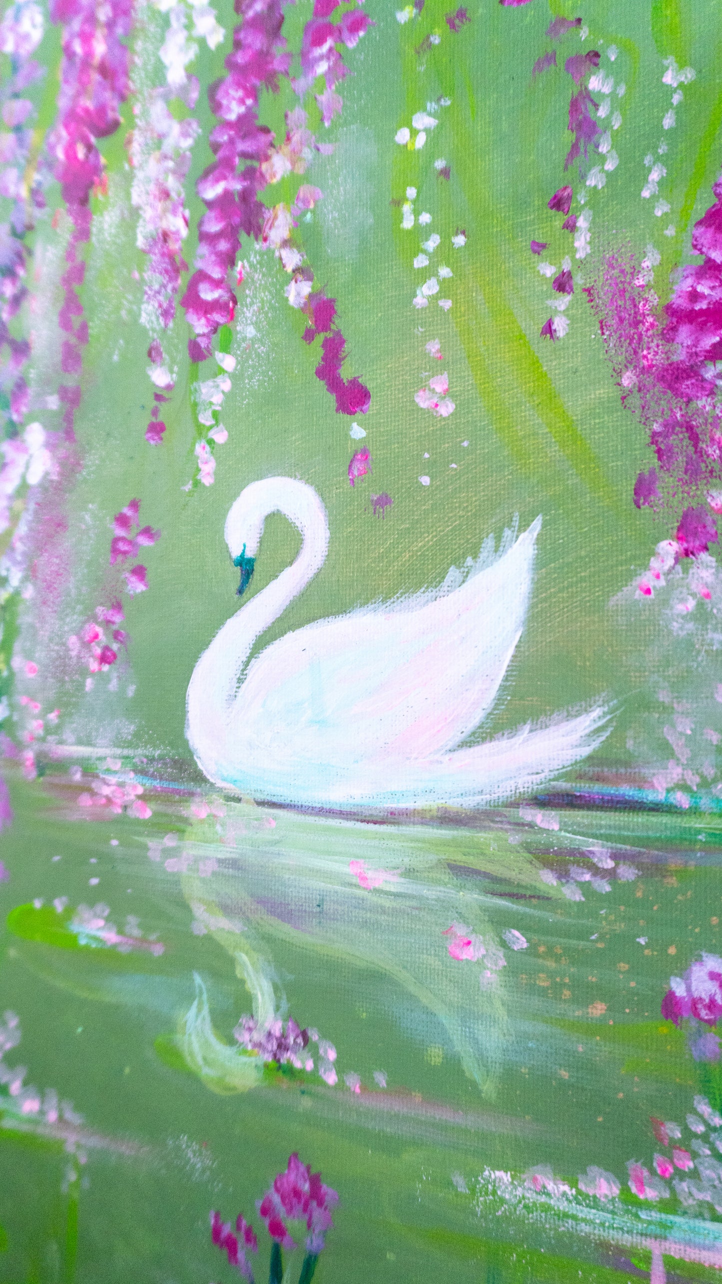 Swan No. 47 (Green-Purple)
