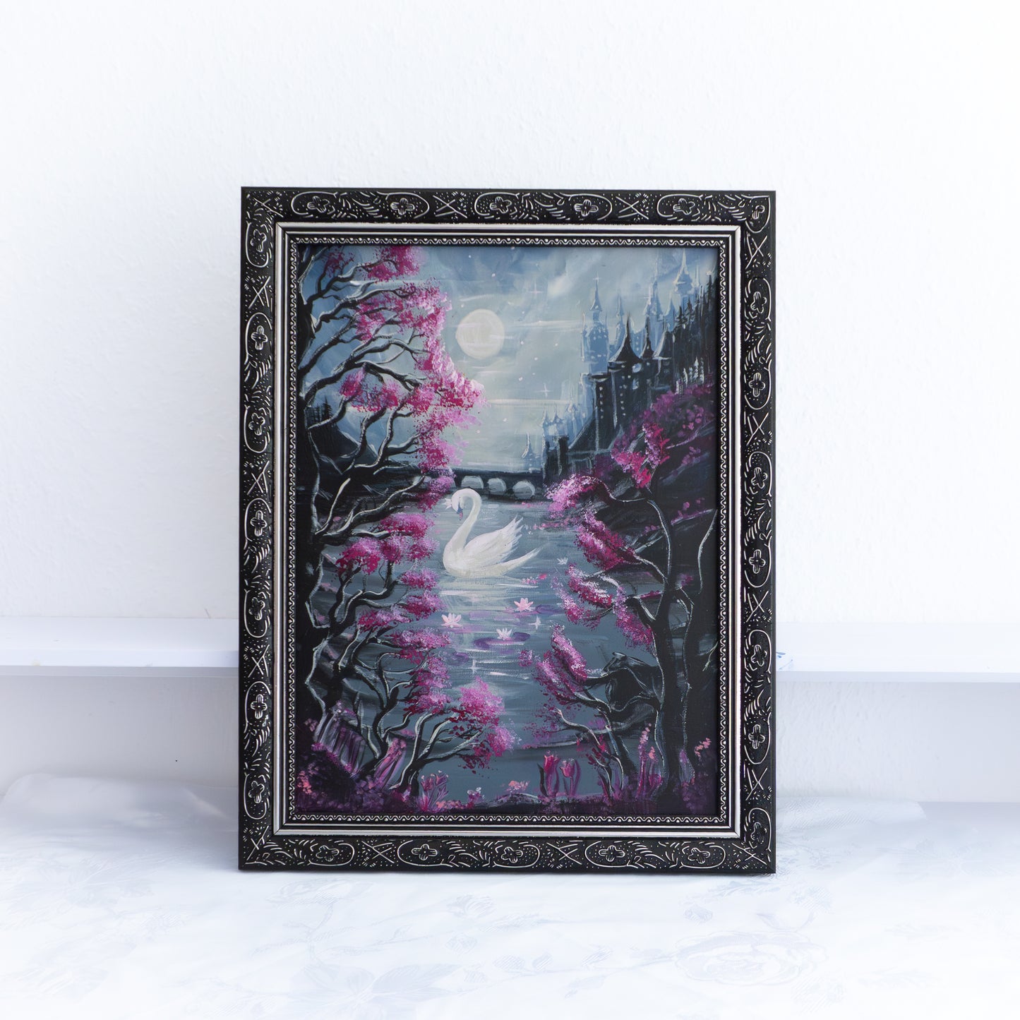 Swan No. 48 (Black-Pink)