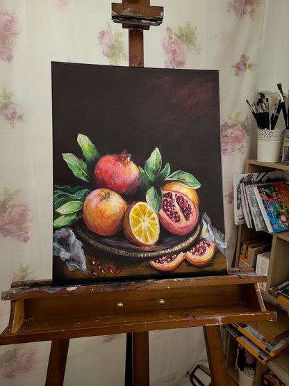 Still life in acrylic