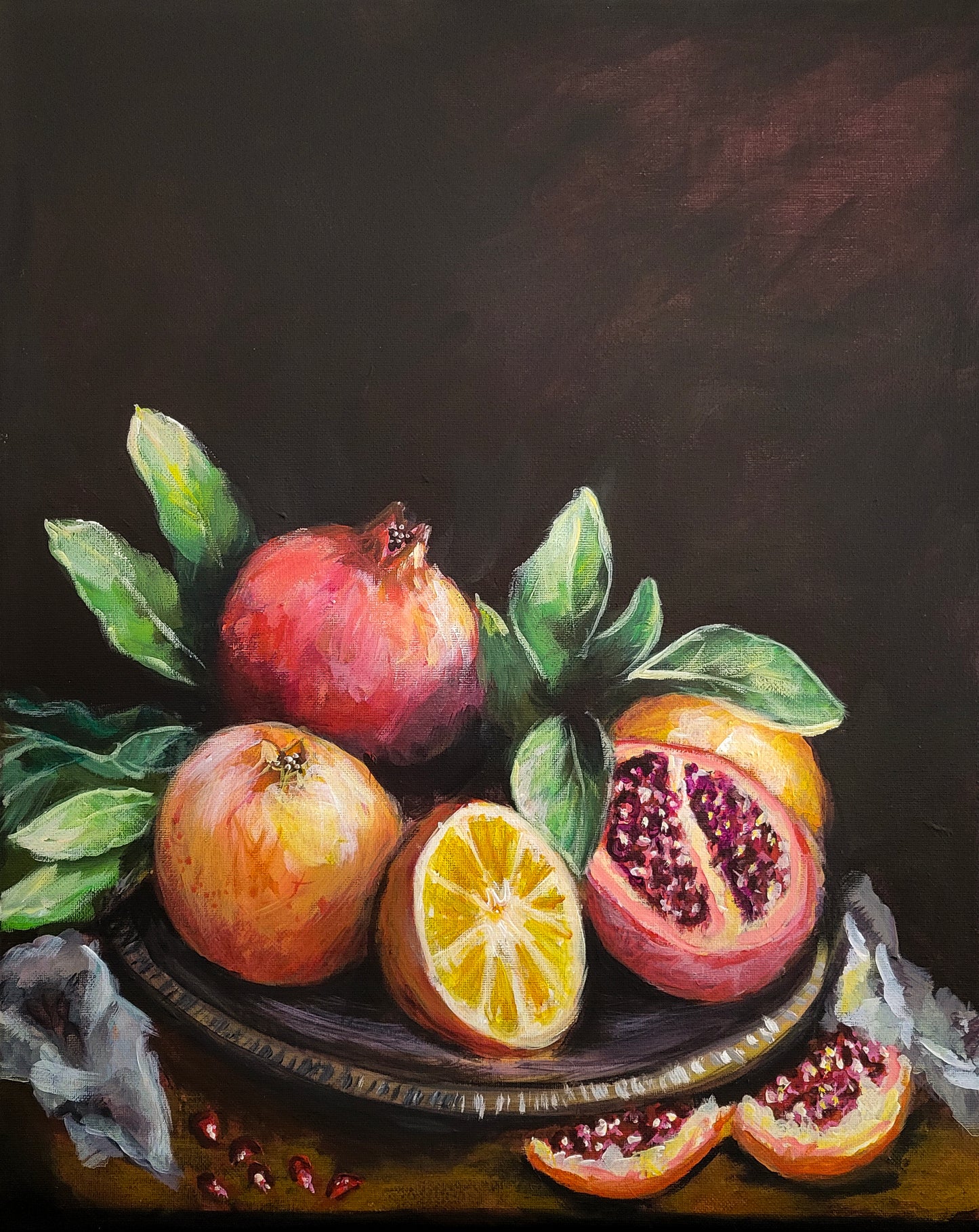 Still life in acrylic