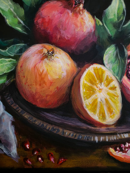 Still life in acrylic