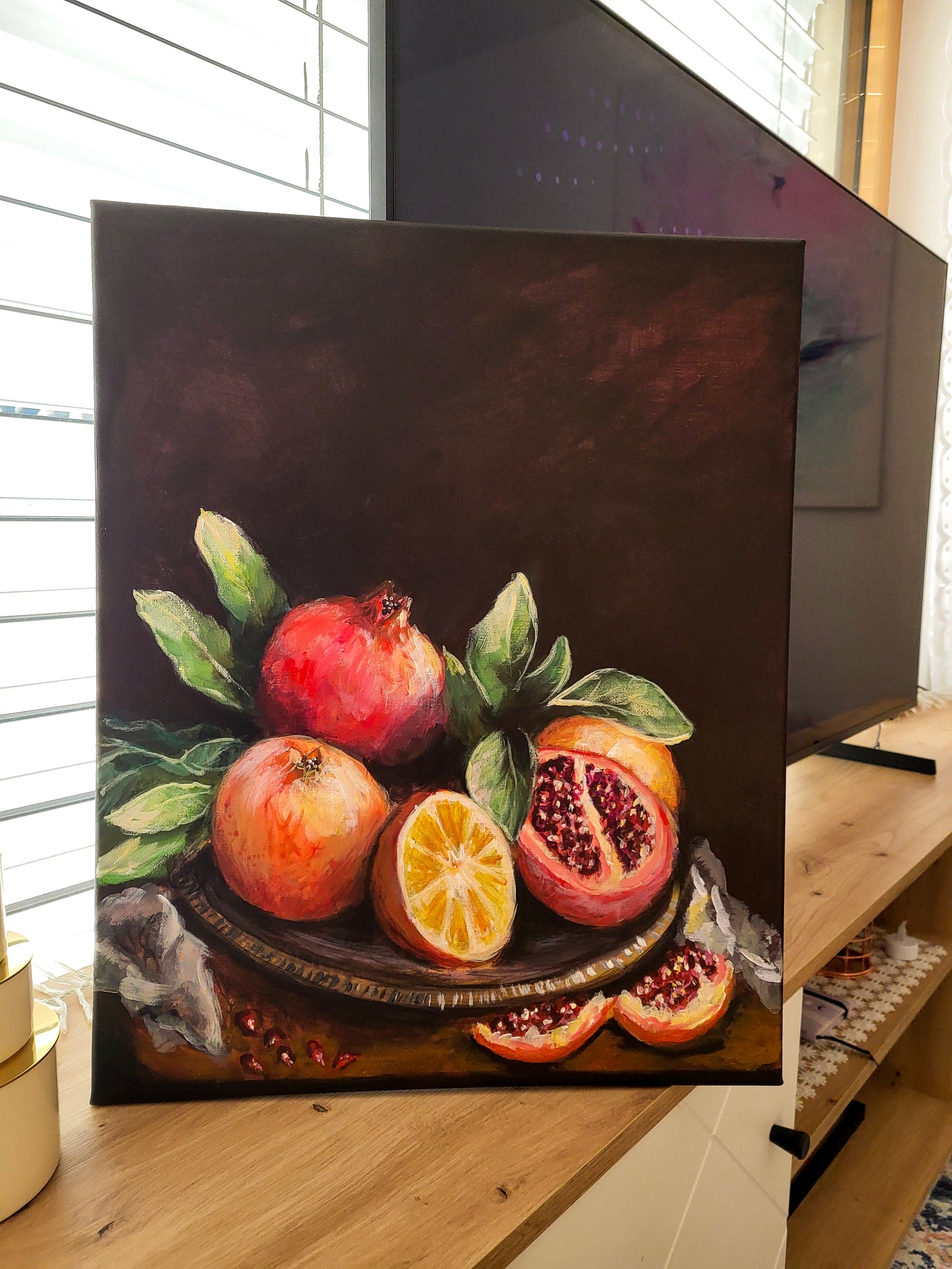 Still life in acrylic