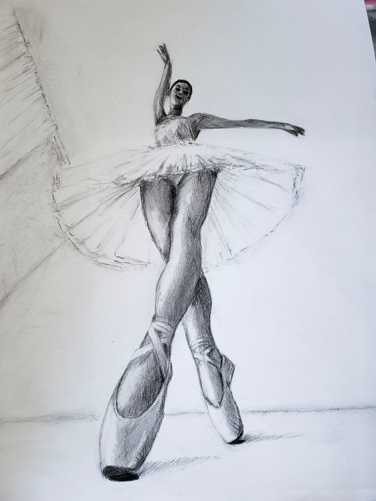 Ballerina in Charcoal