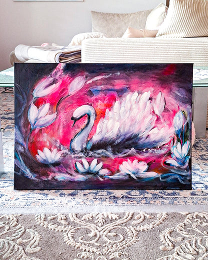 Swan No. 83 (Black-Pink)