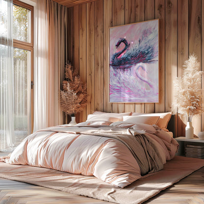 Swan No. 78 (Black-Pink)