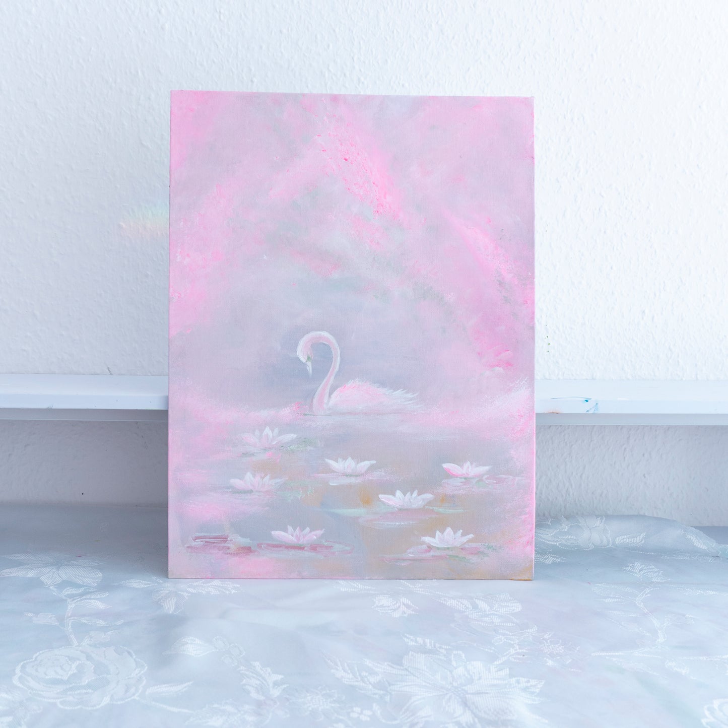 Swan No. 70 (Pink-Green)