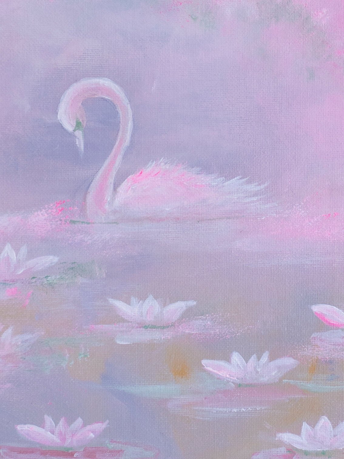 Swan No. 70 (Pink-Green)