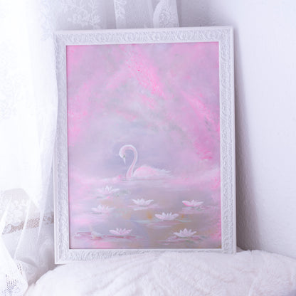 Swan No. 70 (Pink-Green)