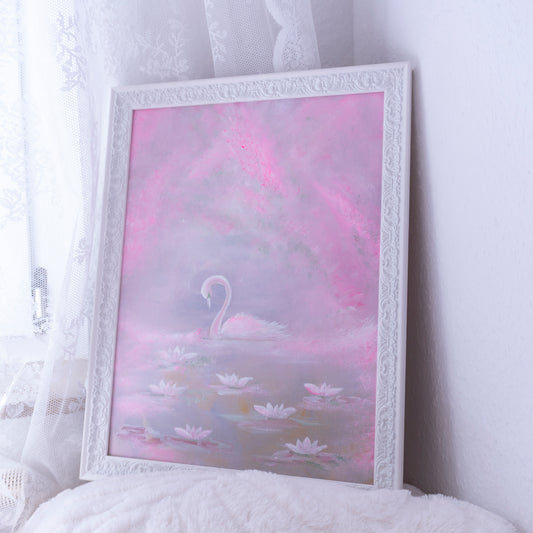 Swan No. 71 (Pink-Green)