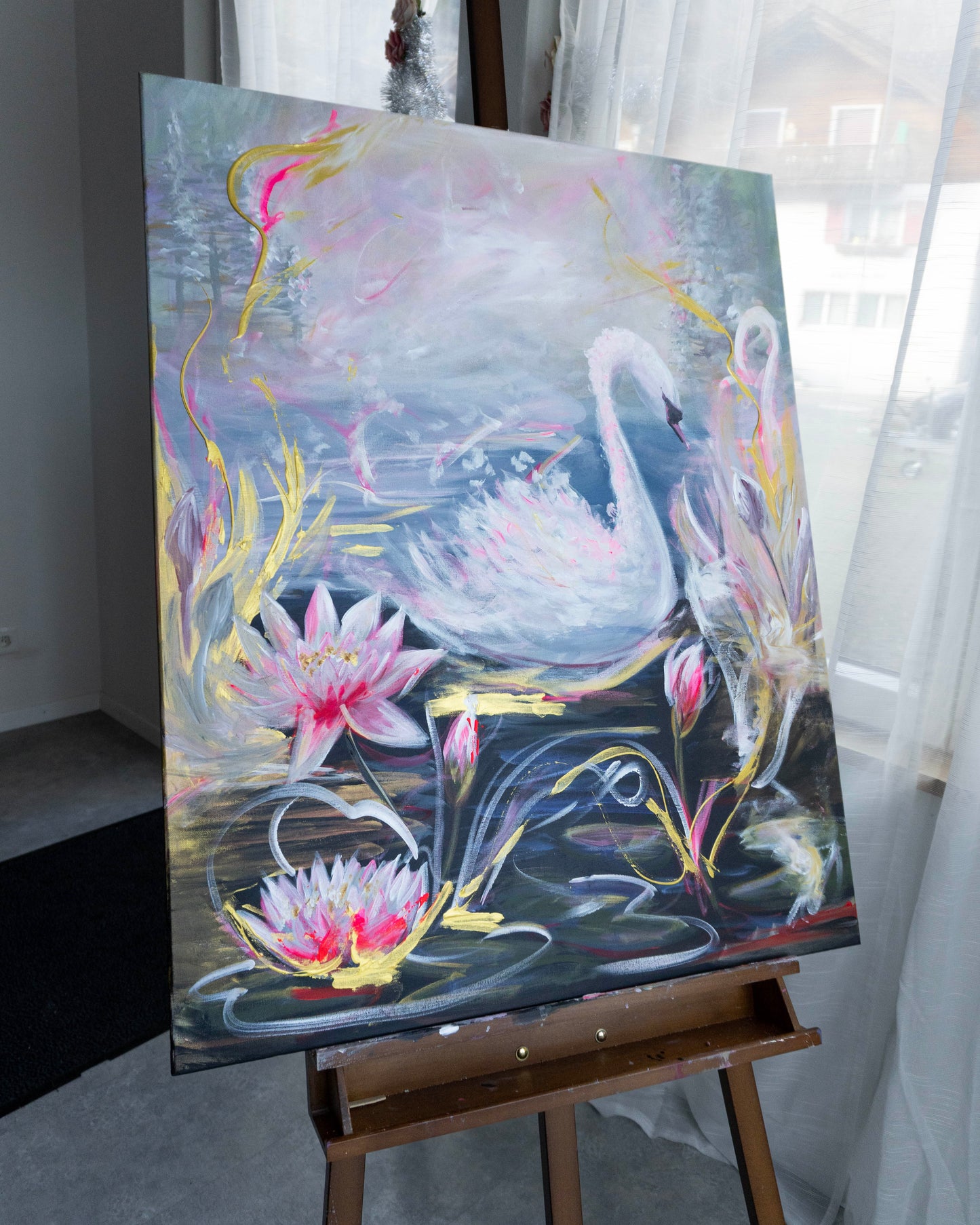 Swan No. 73 (Blue)