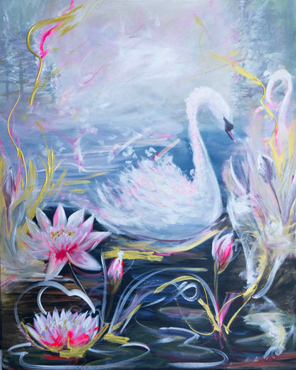 Swan No. 73 (Blue)