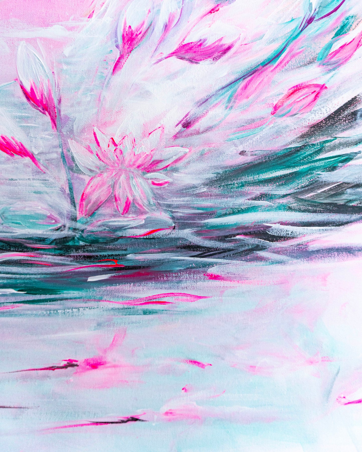 Swan No. 76 (Pink-Green)