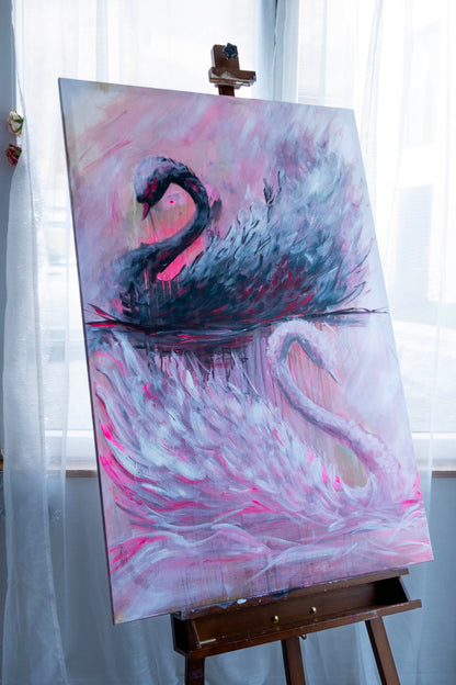 Swan No. 78 (Black-Pink)