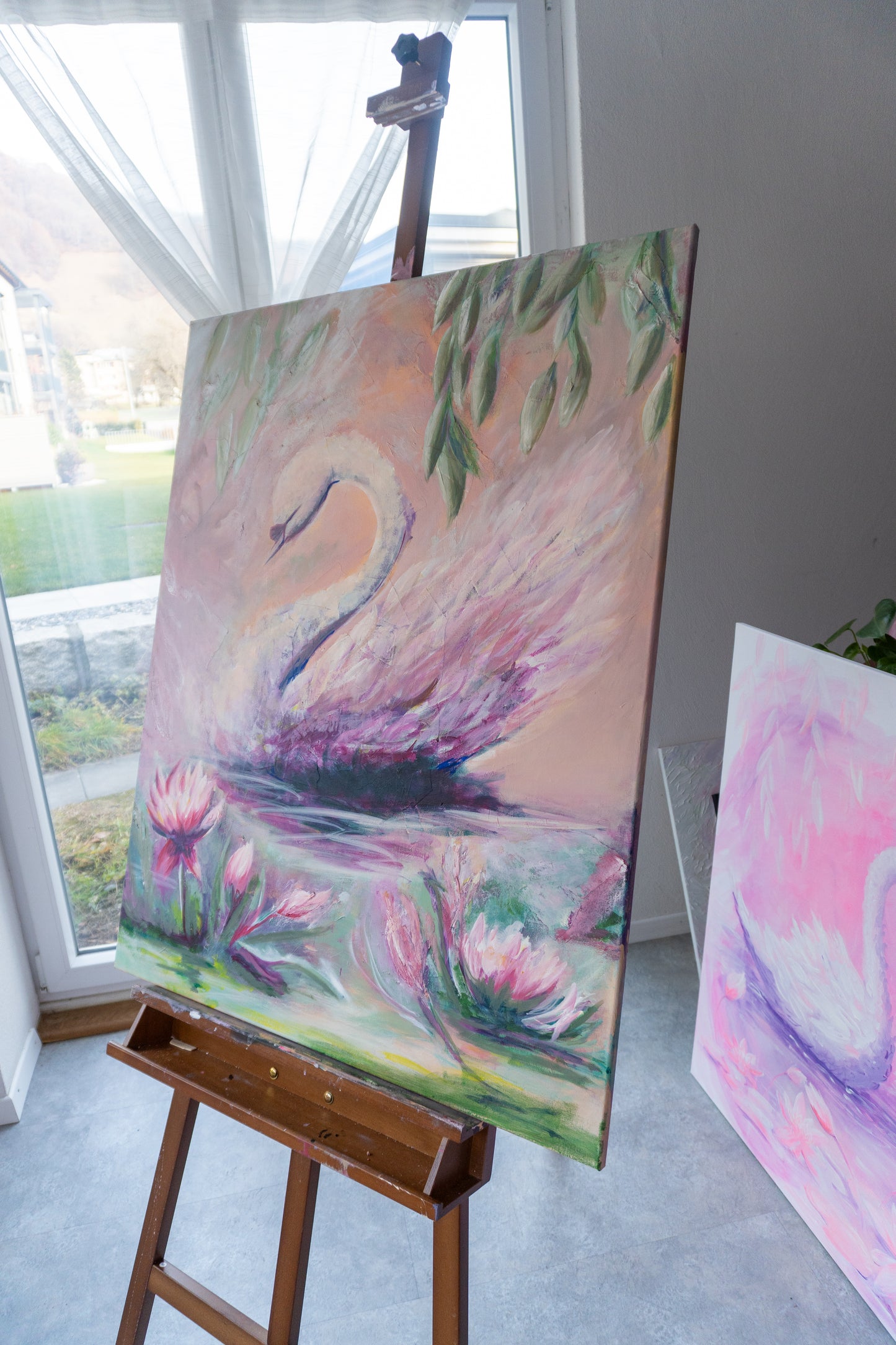 Swan No. 77 (Pink)