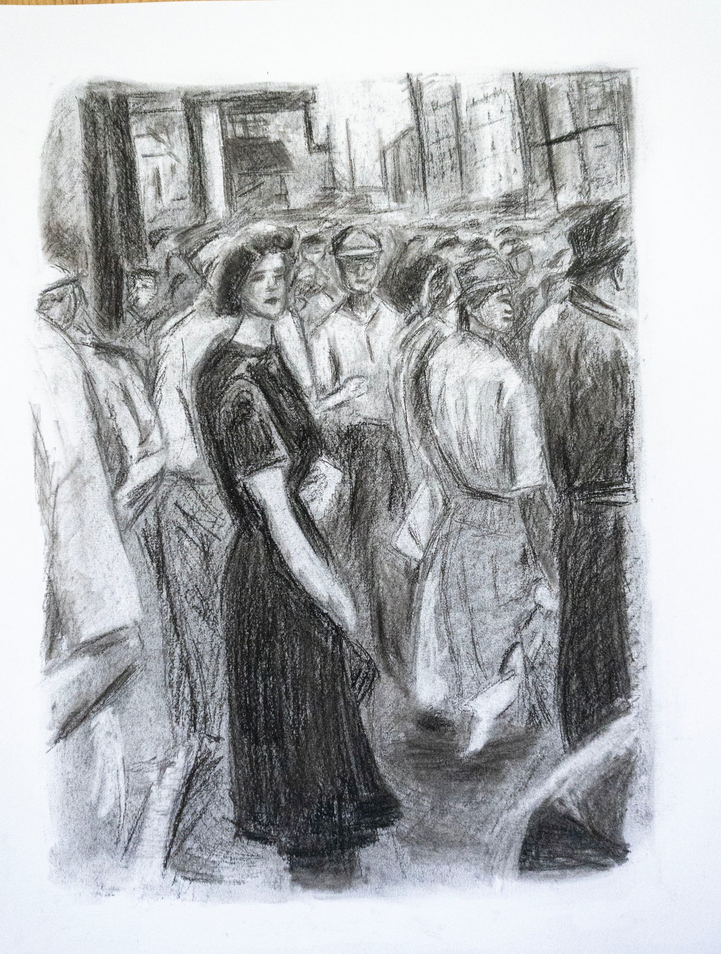 Crowd of People; Study