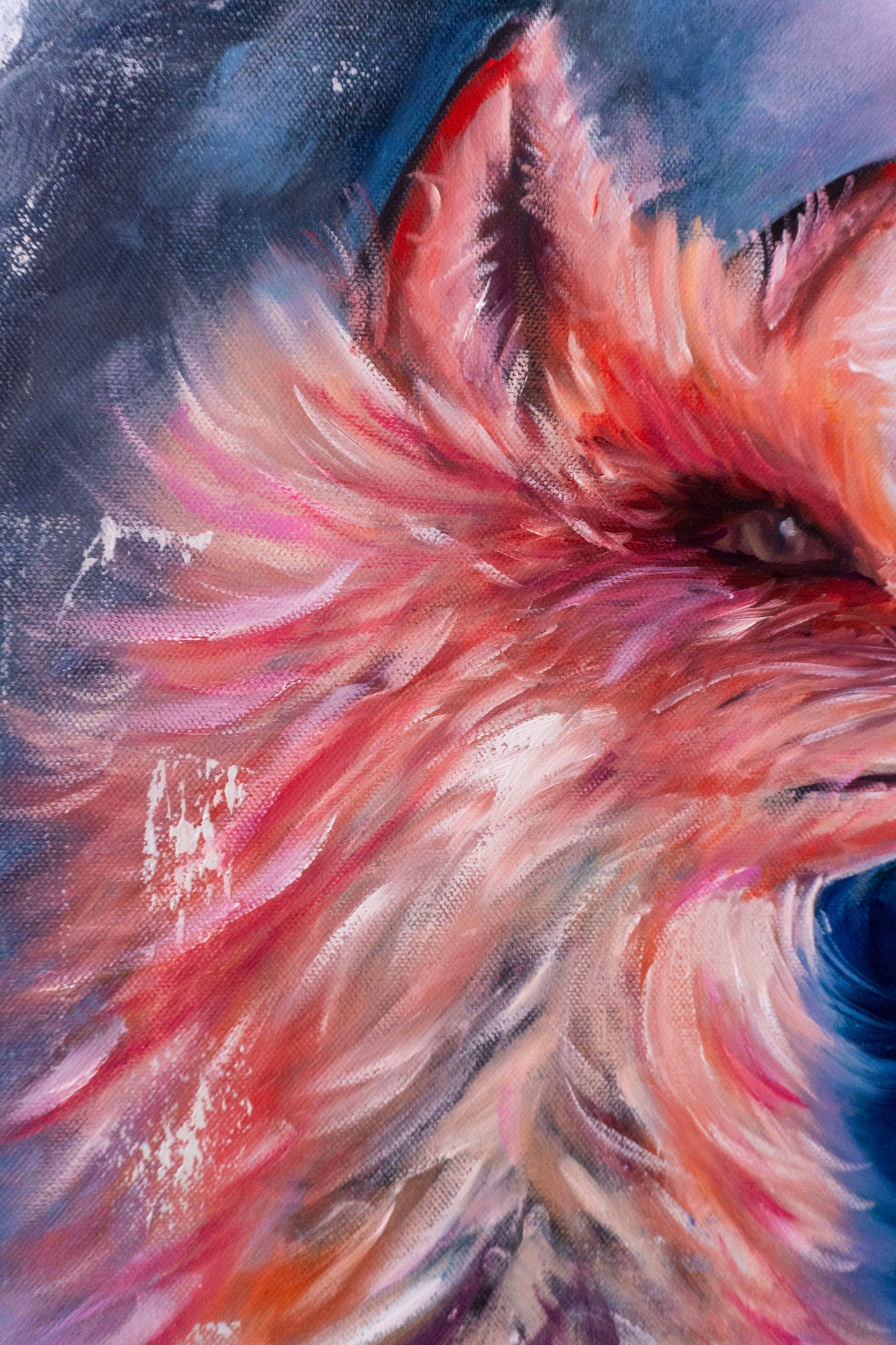 Fox in blossoms