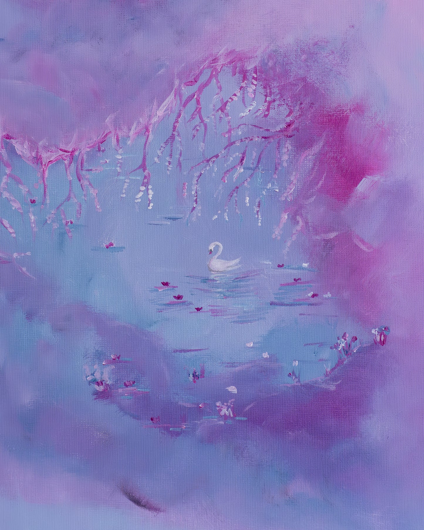 Swan No. 17 (Purple-Pink)