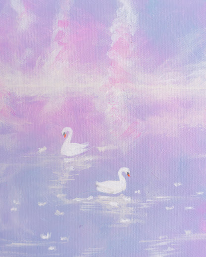 Swan No. 18 (Purple-Pink)