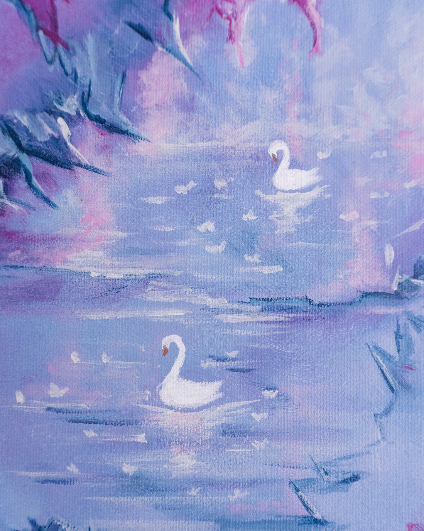Swan No. 20 (Blue-Pink)