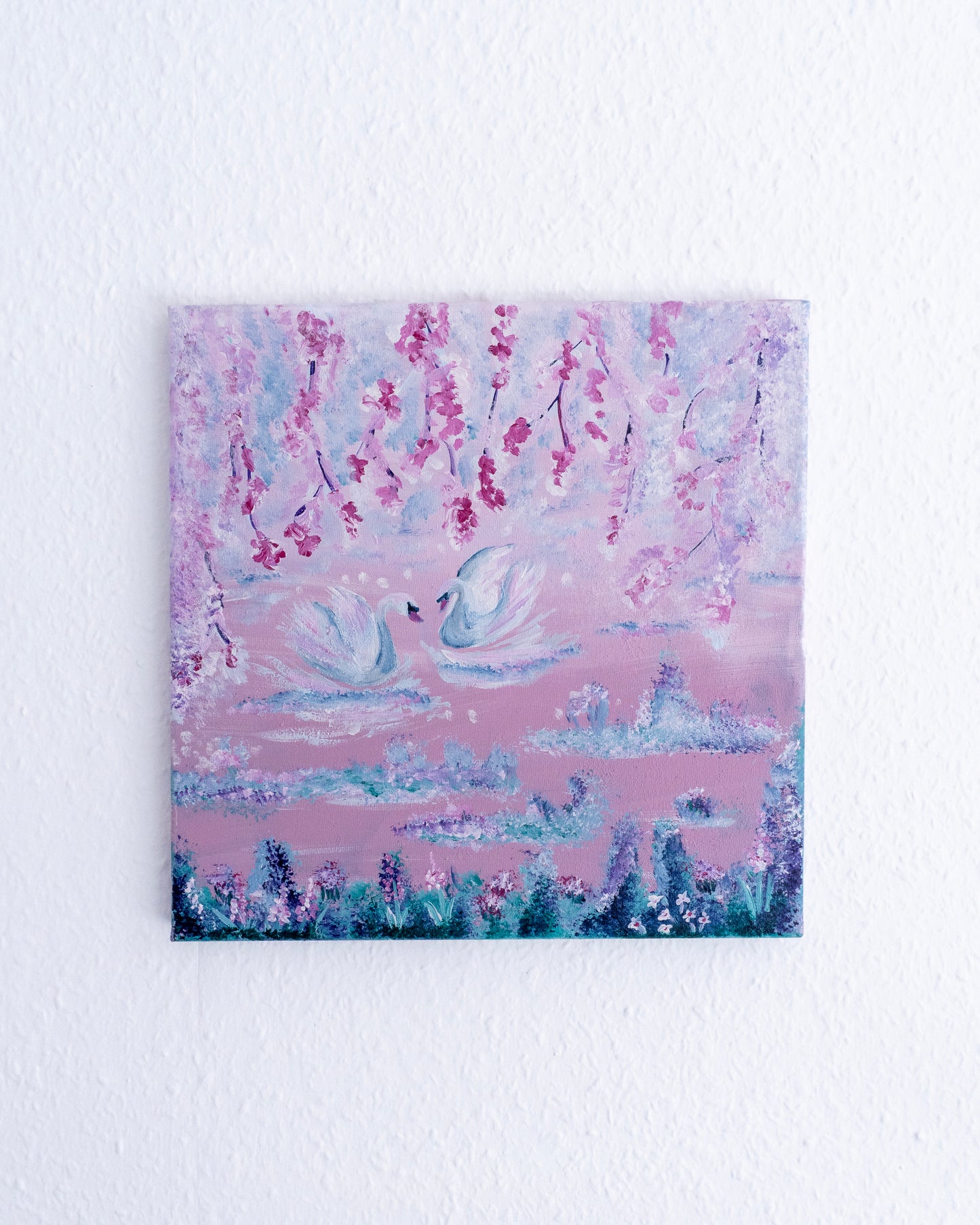 Swan No. 21 (Blue-Pink)