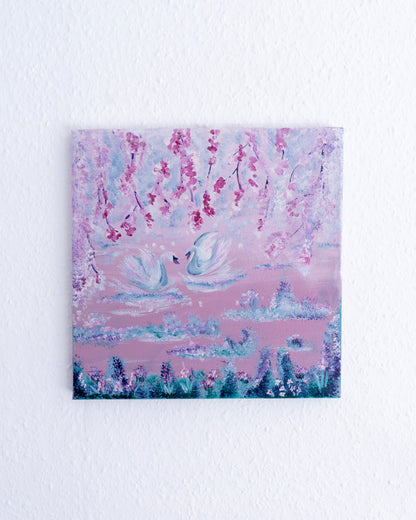 Swan No. 21 (Blue-Pink)