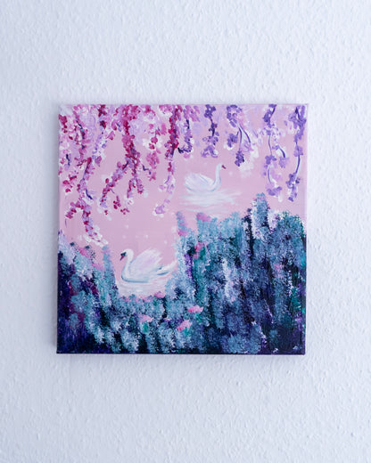 Swan No. 22 (Blue-Pink)