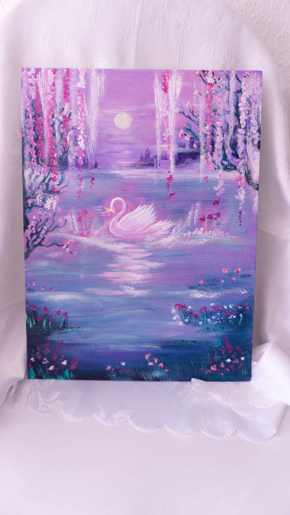 Swan No. 45 (Pink-blue)