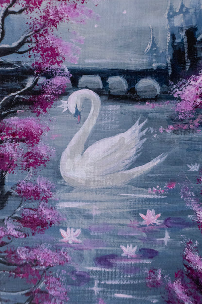 Swan No. 48 (Black-Pink)