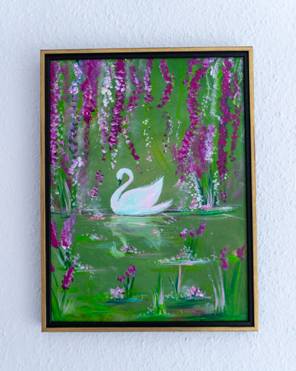 Swan No. 47 (Green-Purple)