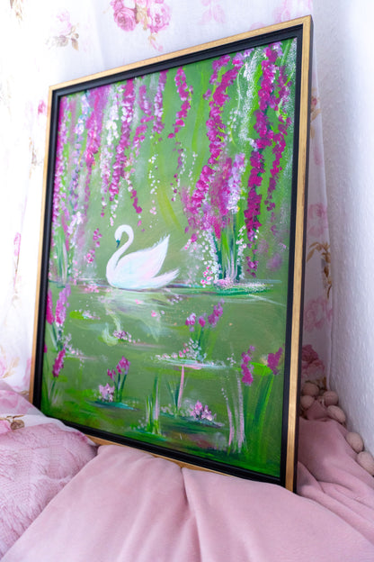 Swan No. 47 (Green-Purple)
