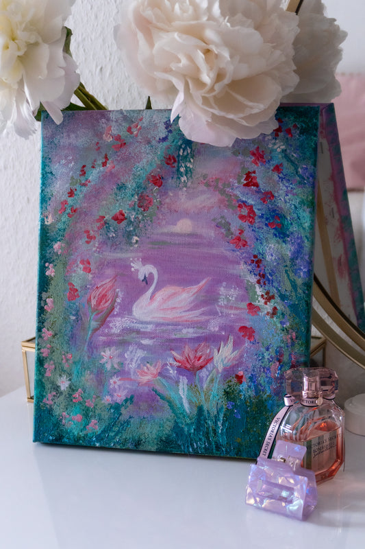 Swan No. 51 (Green-Pink)