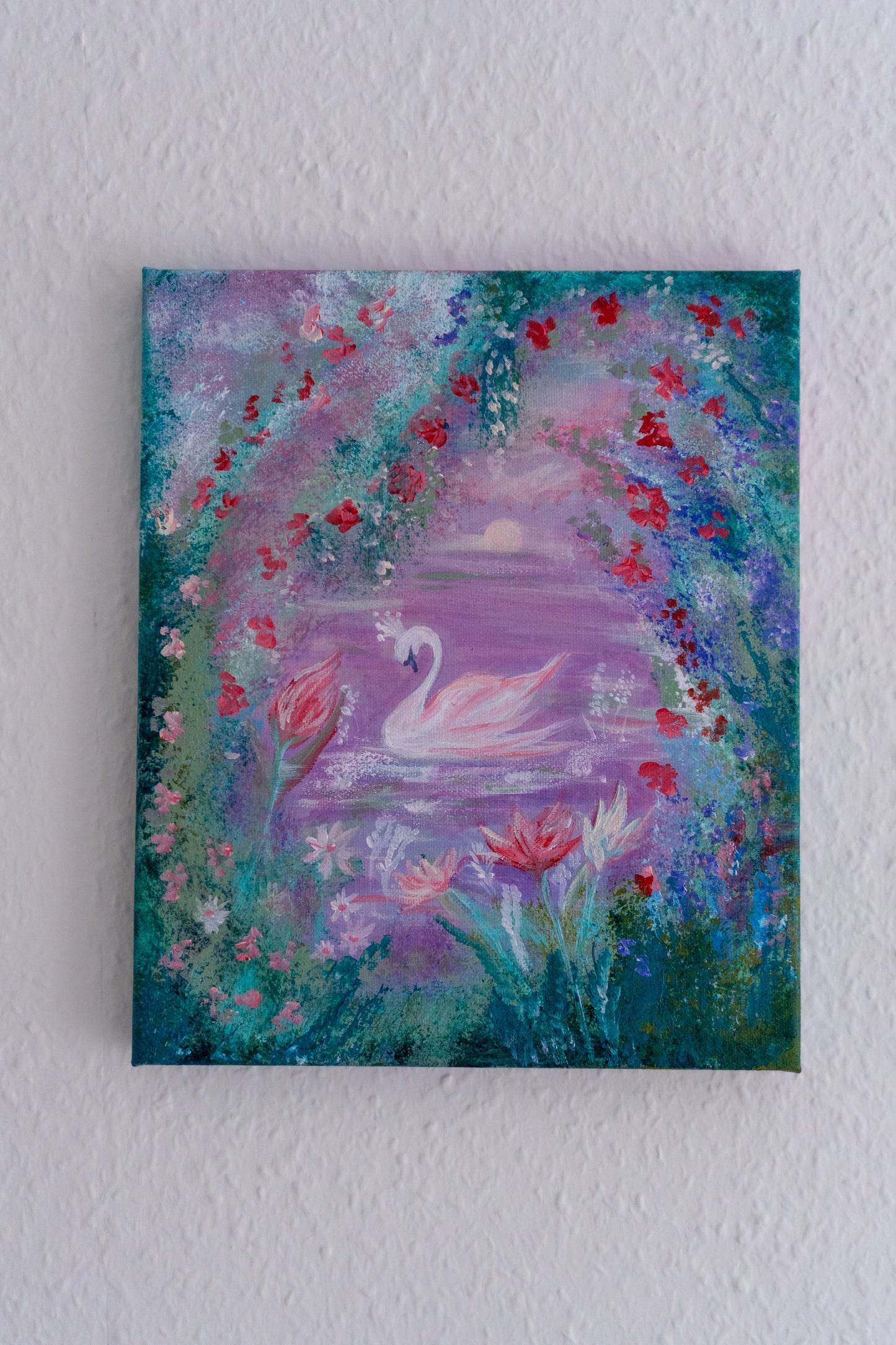 Swan No. 51 (Green-Pink)