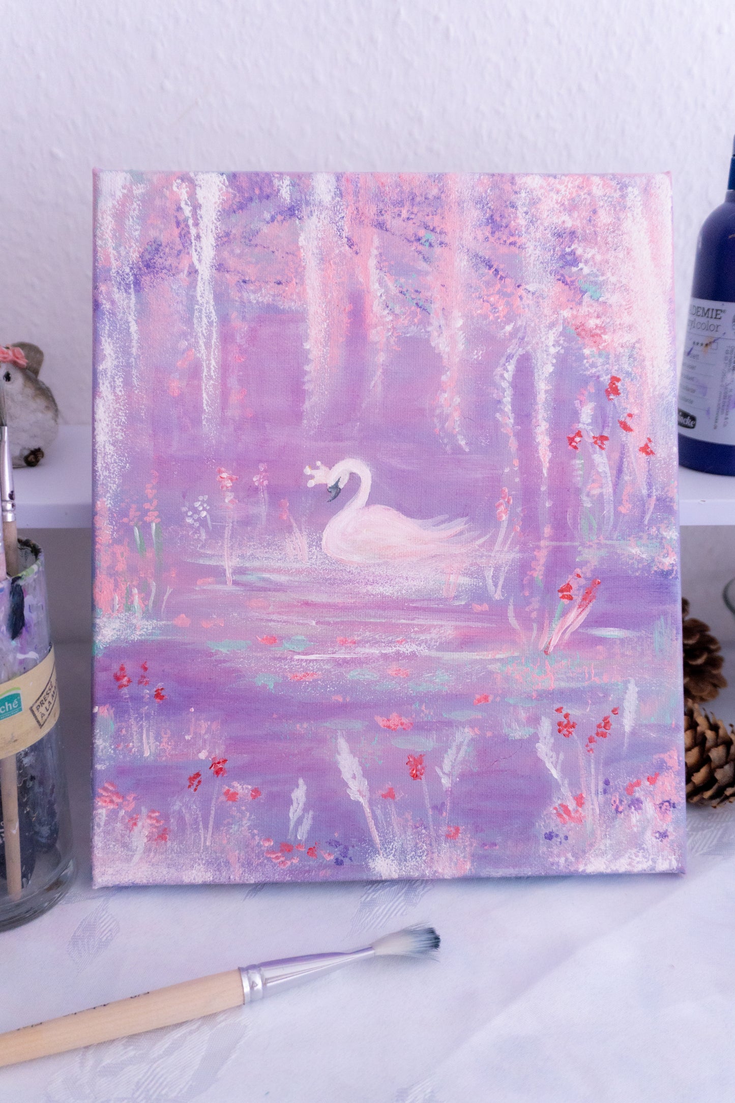 Swan No. 50 (Purple)
