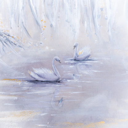 Swan No. 57 (Grey-Silver-Gold)