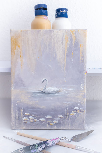 Swan No. 57 (Grey-Silver-Gold)