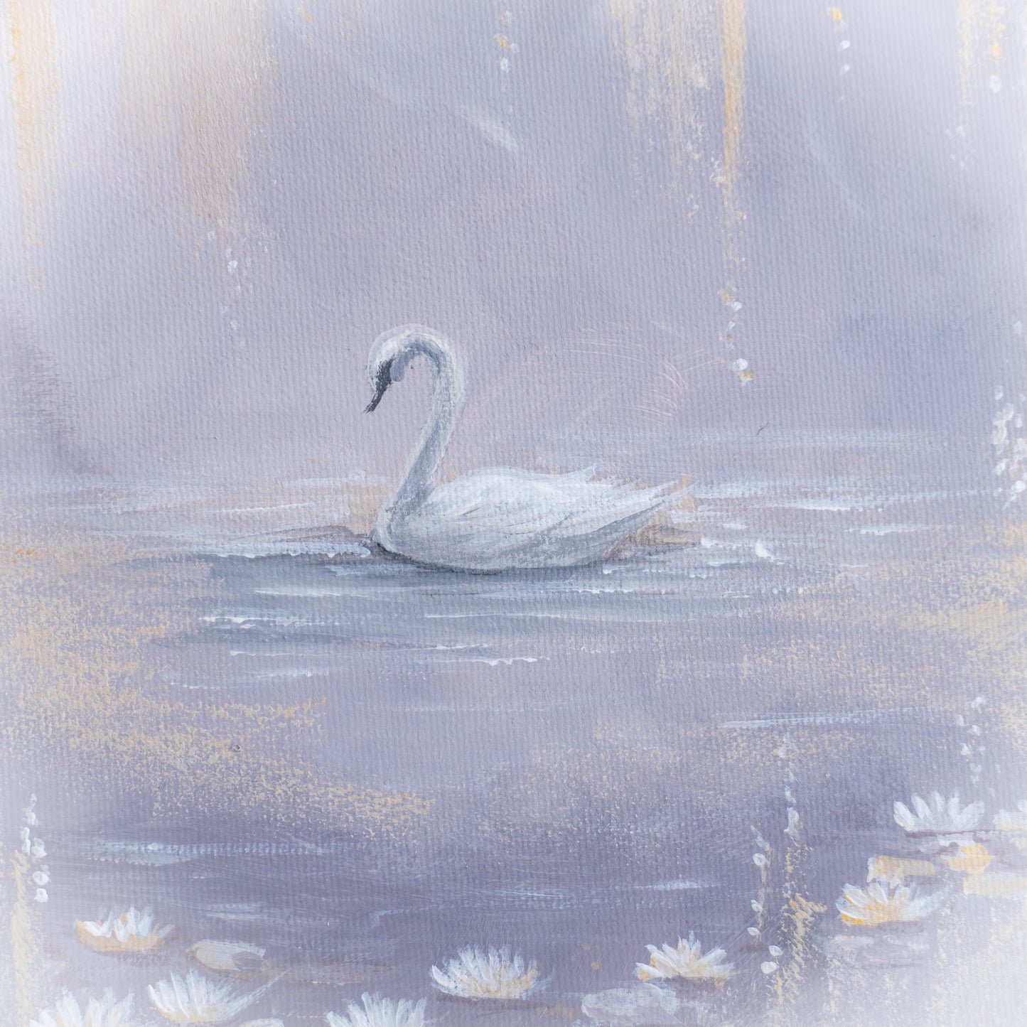Swan No. 57 (Grey-Silver-Gold)