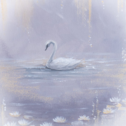 Swan No. 57 (Grey-Silver-Gold)