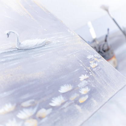 Swan No. 57 (Grey-Silver-Gold)