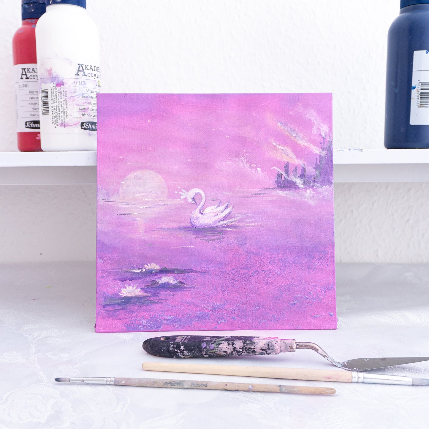 Swan No. 55 (Pink-Purple)