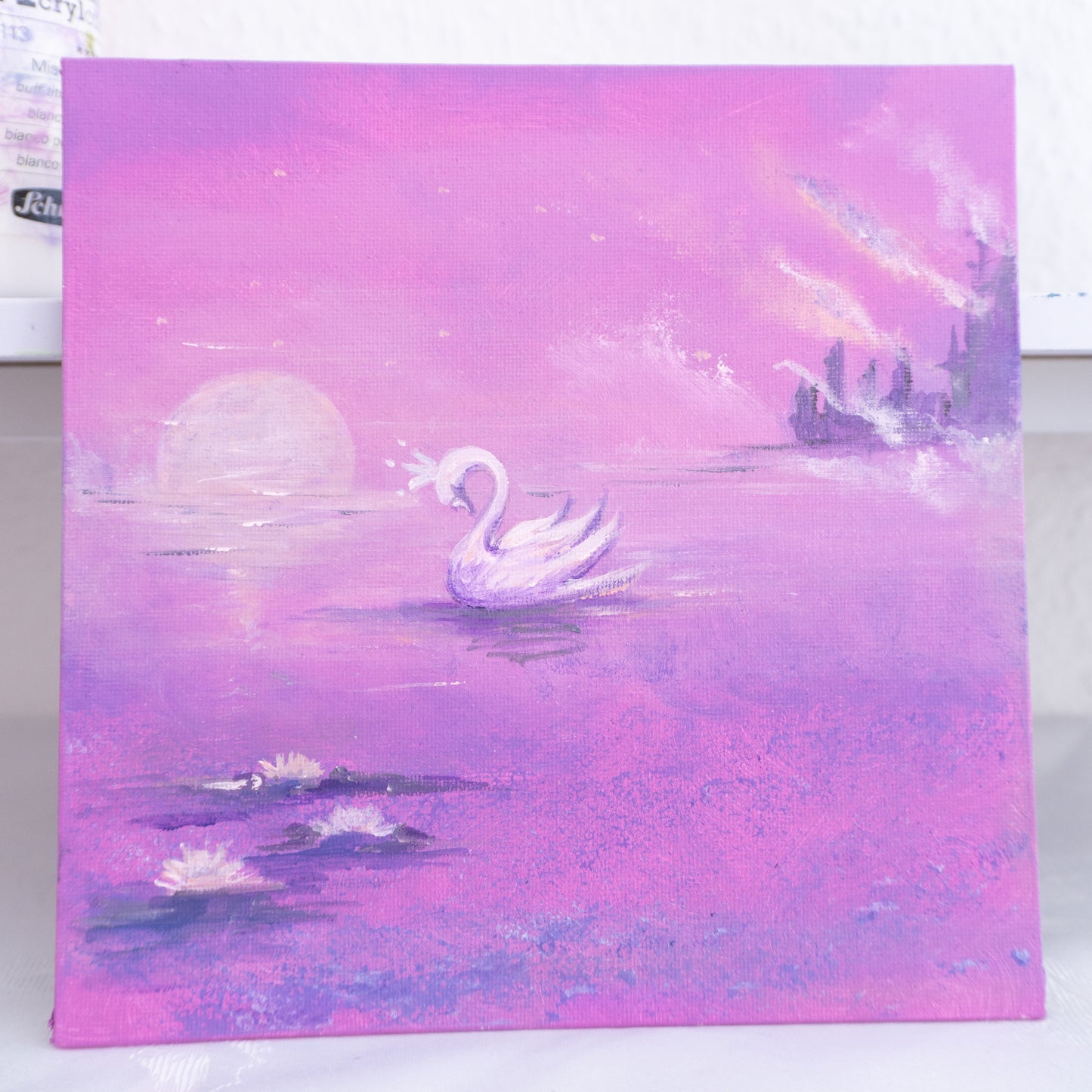 Swan No. 55 (Pink-Purple)