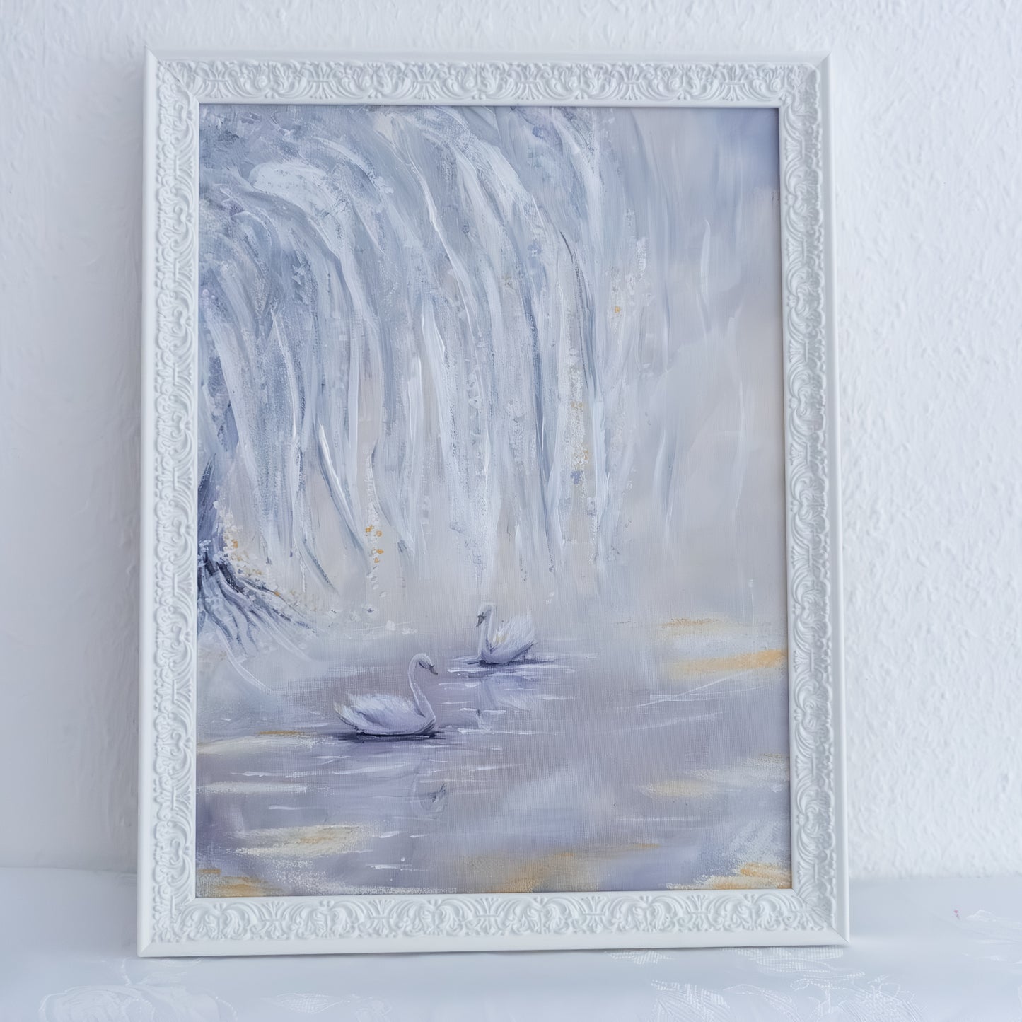 Swan No. 57 (Grey-Silver-Gold)