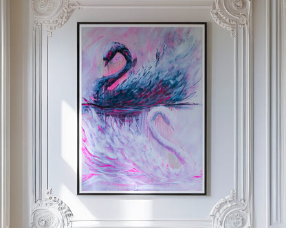 Swan No. 78 (Black-Pink)