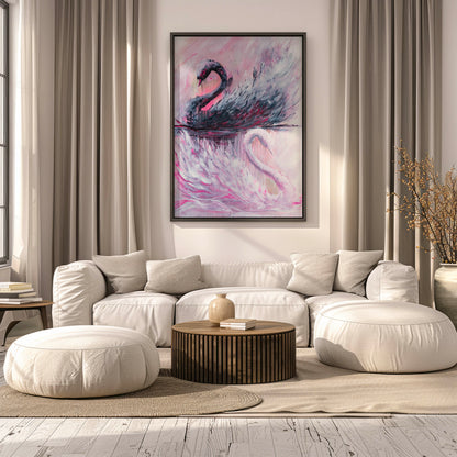 Swan No. 78 (Black-Pink)